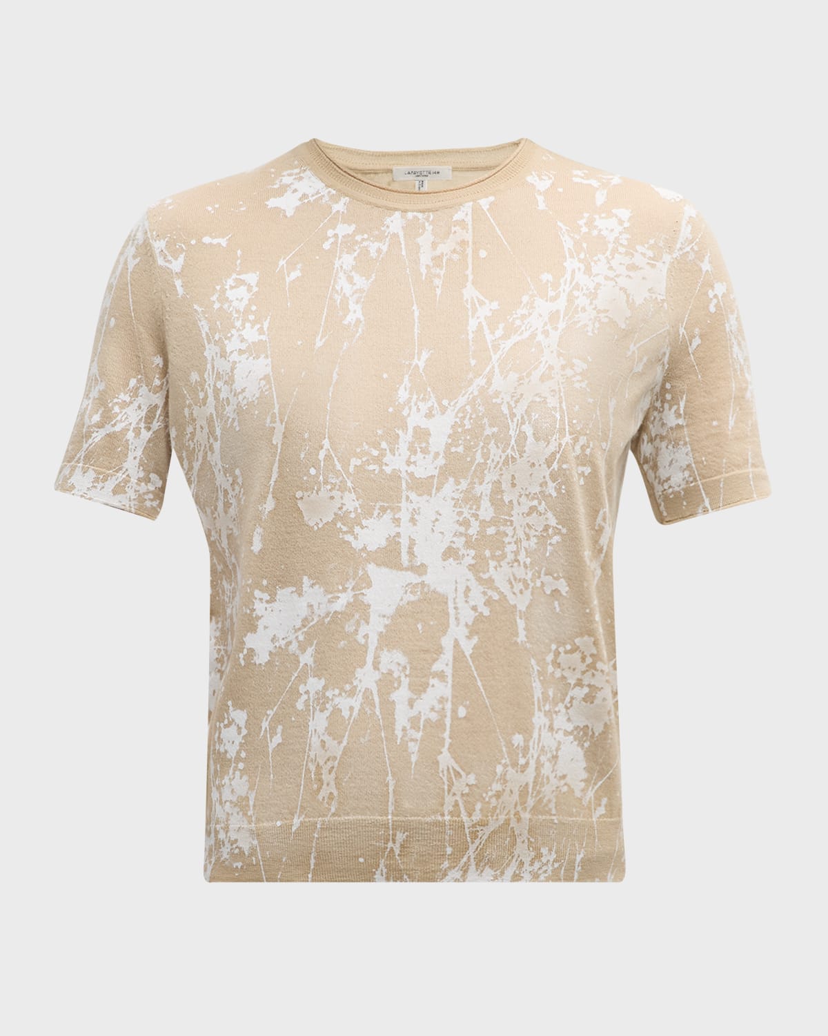 Lafayette 148 New York Fine Gauge Cashmere Shadow-Print Sweater