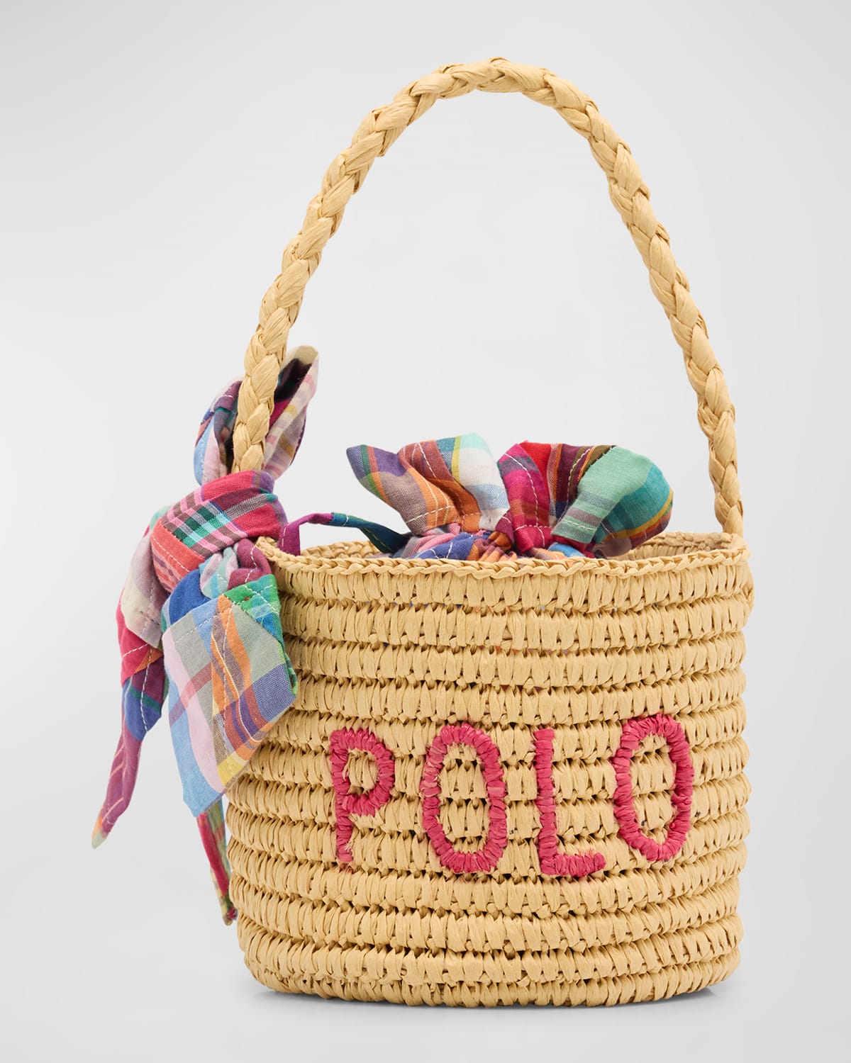 Ralph Lauren Childrenswear Girl's Logo Raffia Bag
