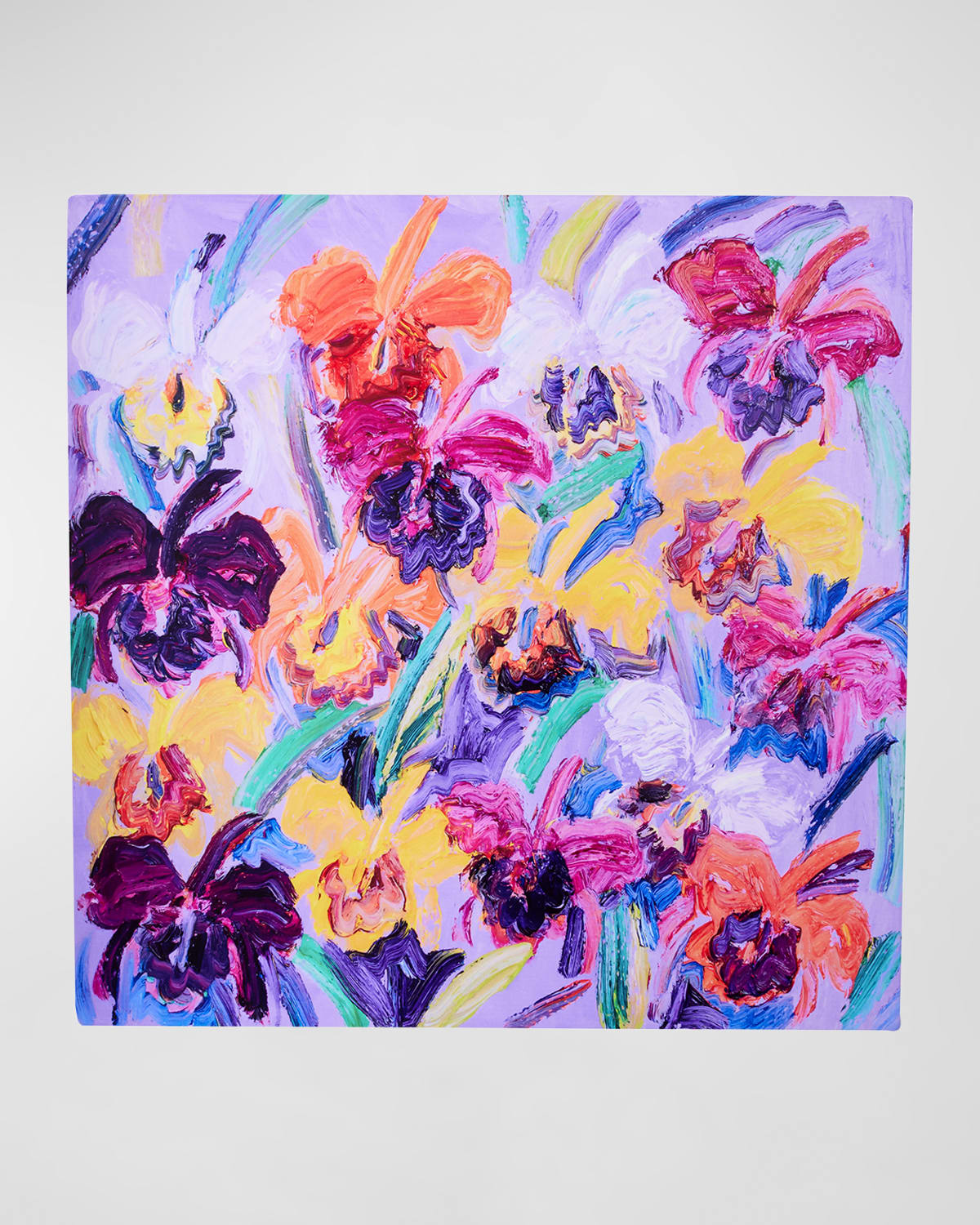 Hunt Slonem Purple Haze Cataleyas Lacquer Placemat