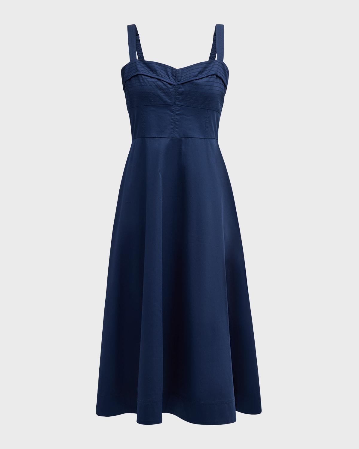 Veronica Beard Aila Sleeveless A-Line Midi Dress