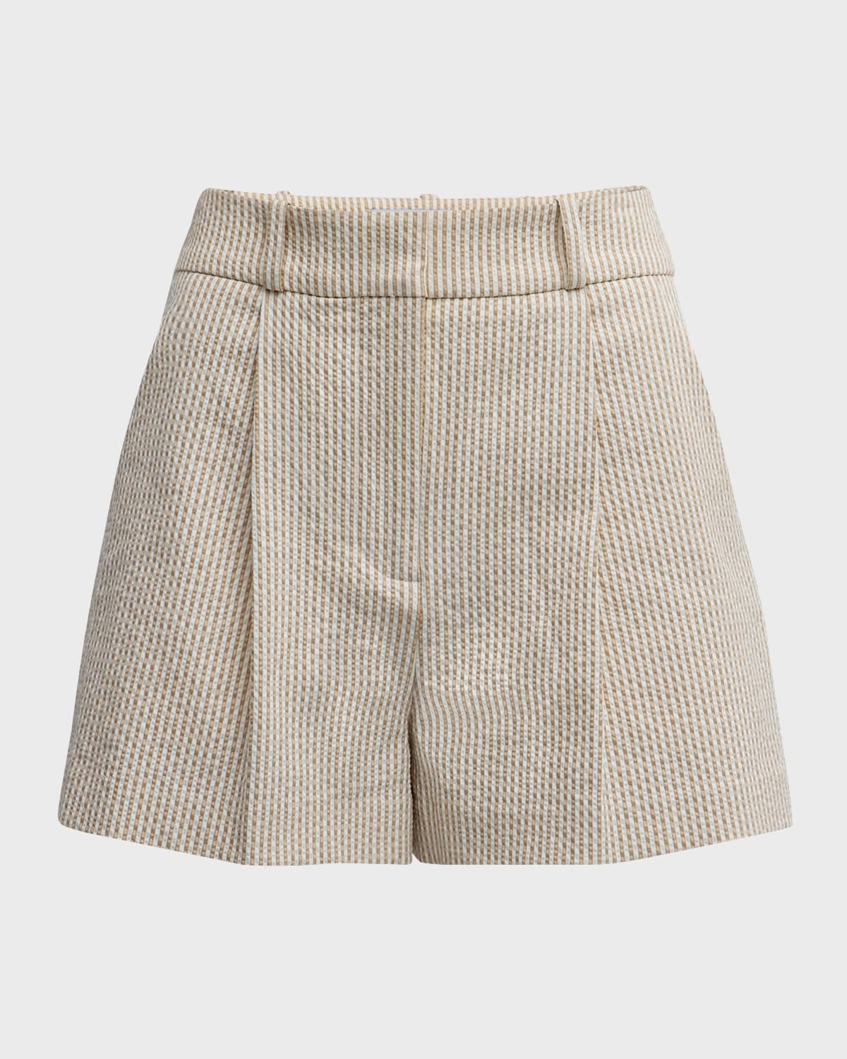 Veronica Beard Haina Stripe Seersucker Shorts