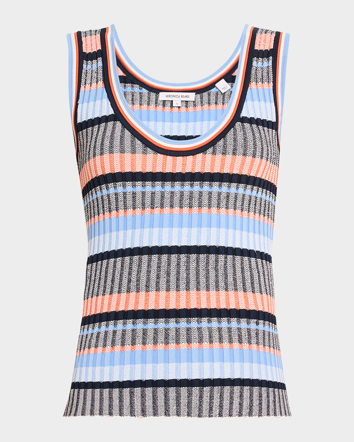 Veronica Beard Sandra Scoop-Neck Tank Top