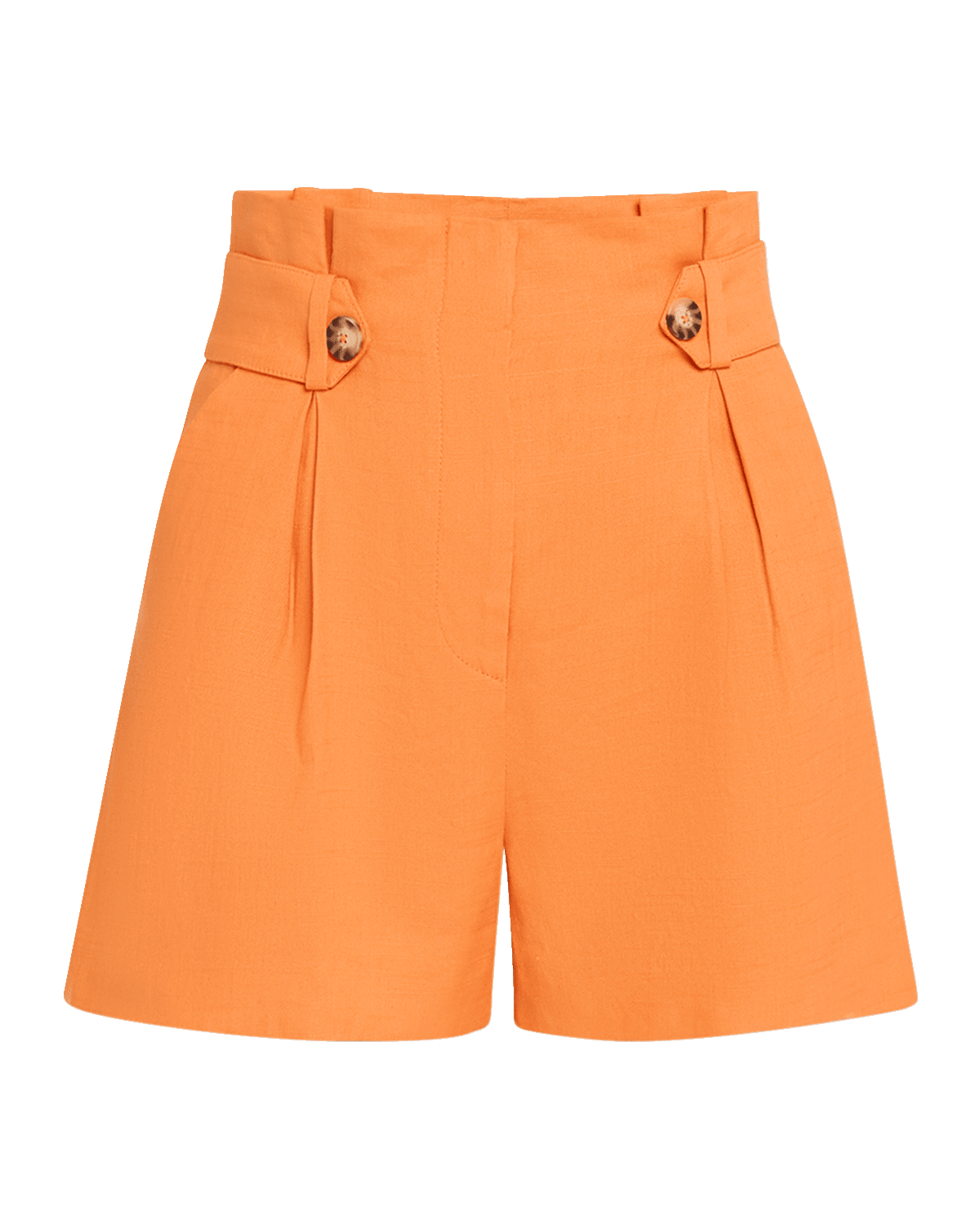 Veronica Beard Franzi Stretch-Linen Shorts