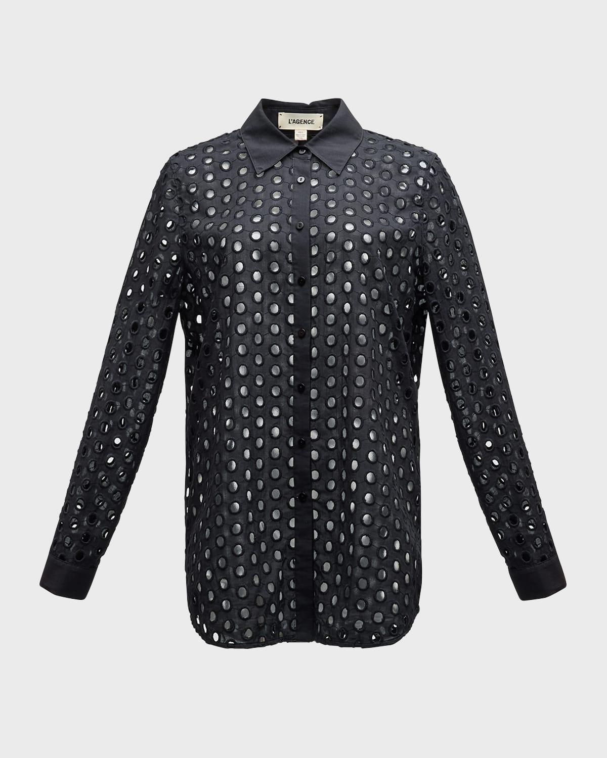 L'Agence Lindy Eyelet Blouse