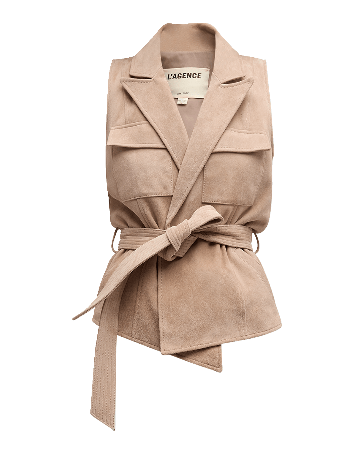 L'Agence Arbor Wrap Belted Vest