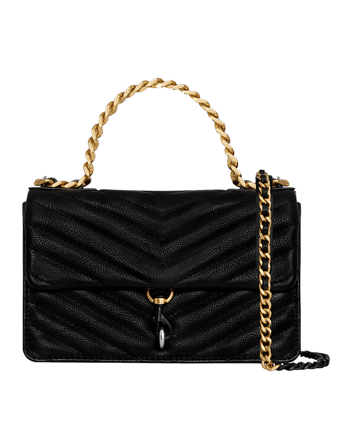 Rebecca Minkoff Edie Mini Quilted Leather Chain Crossbody Bag