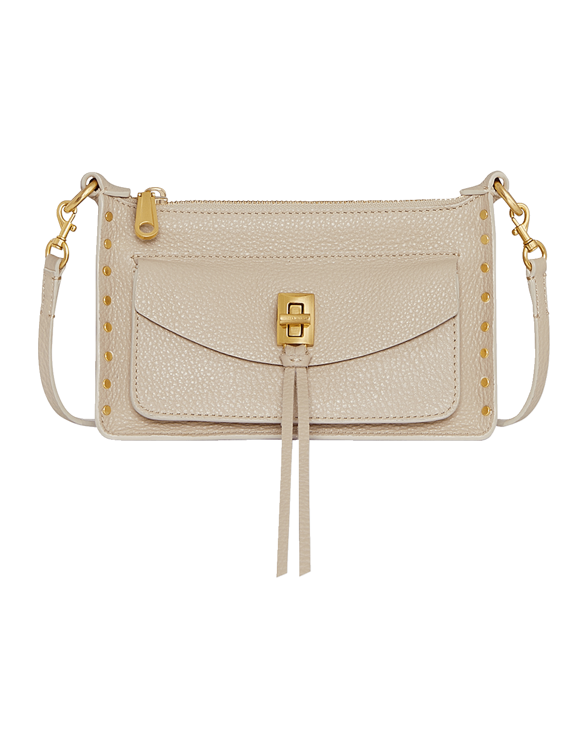 Rebecca Minkoff Darren Mini Zip Leather Crossbody Bag