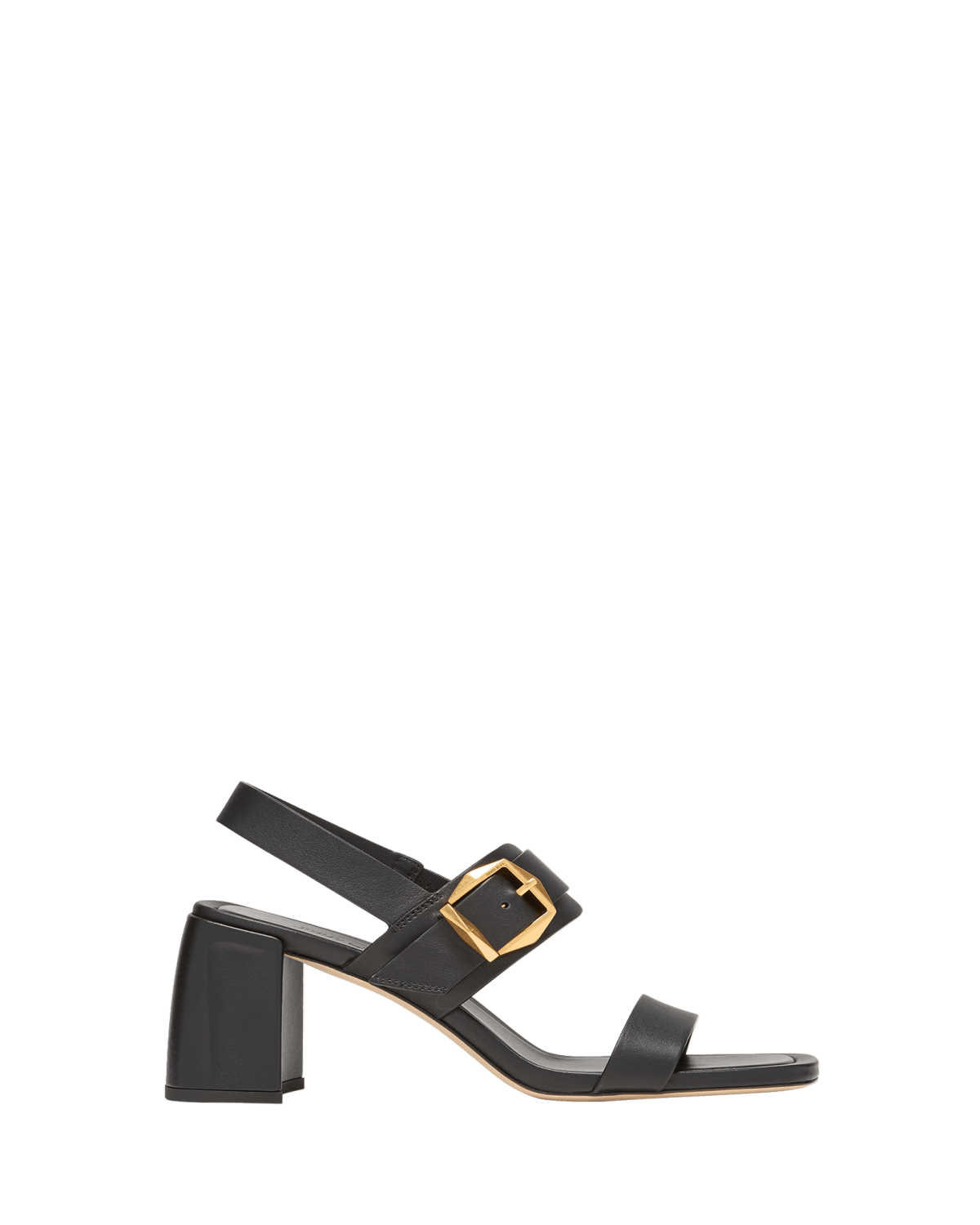 Jimmy Choo Hawke Leather Buckle Slingback Sandals