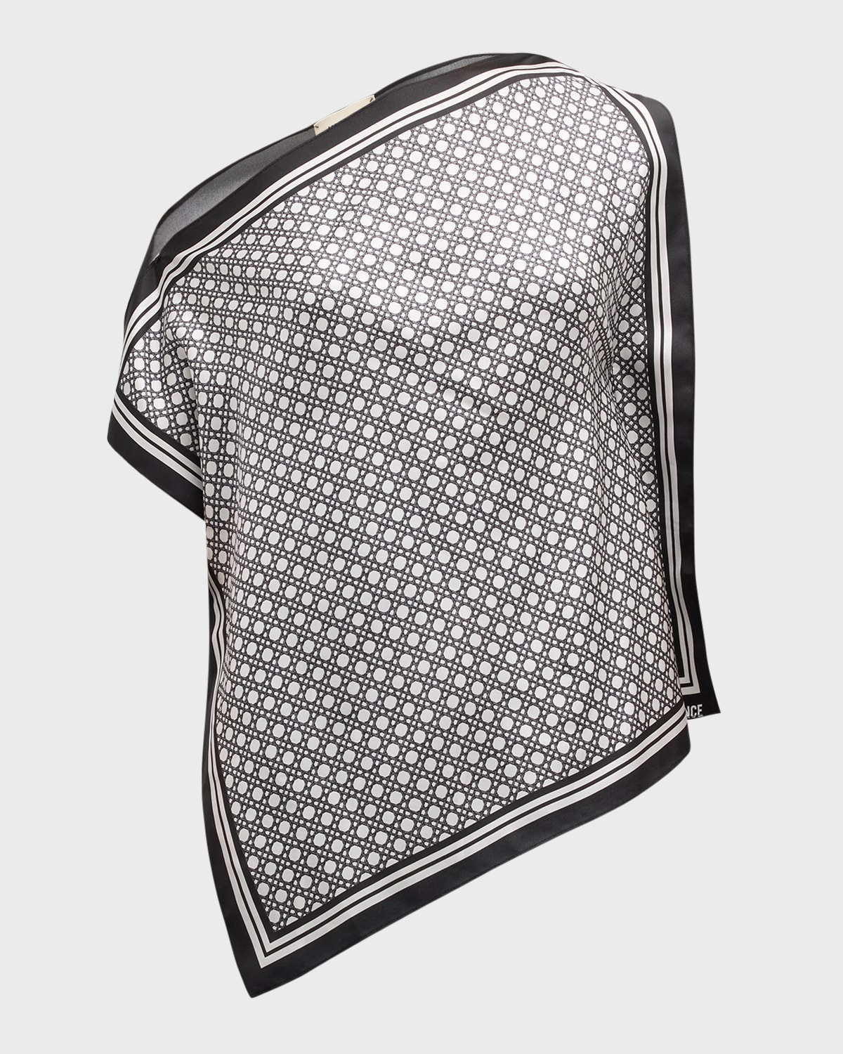 L'Agence Geometric Oskar Scarf Top