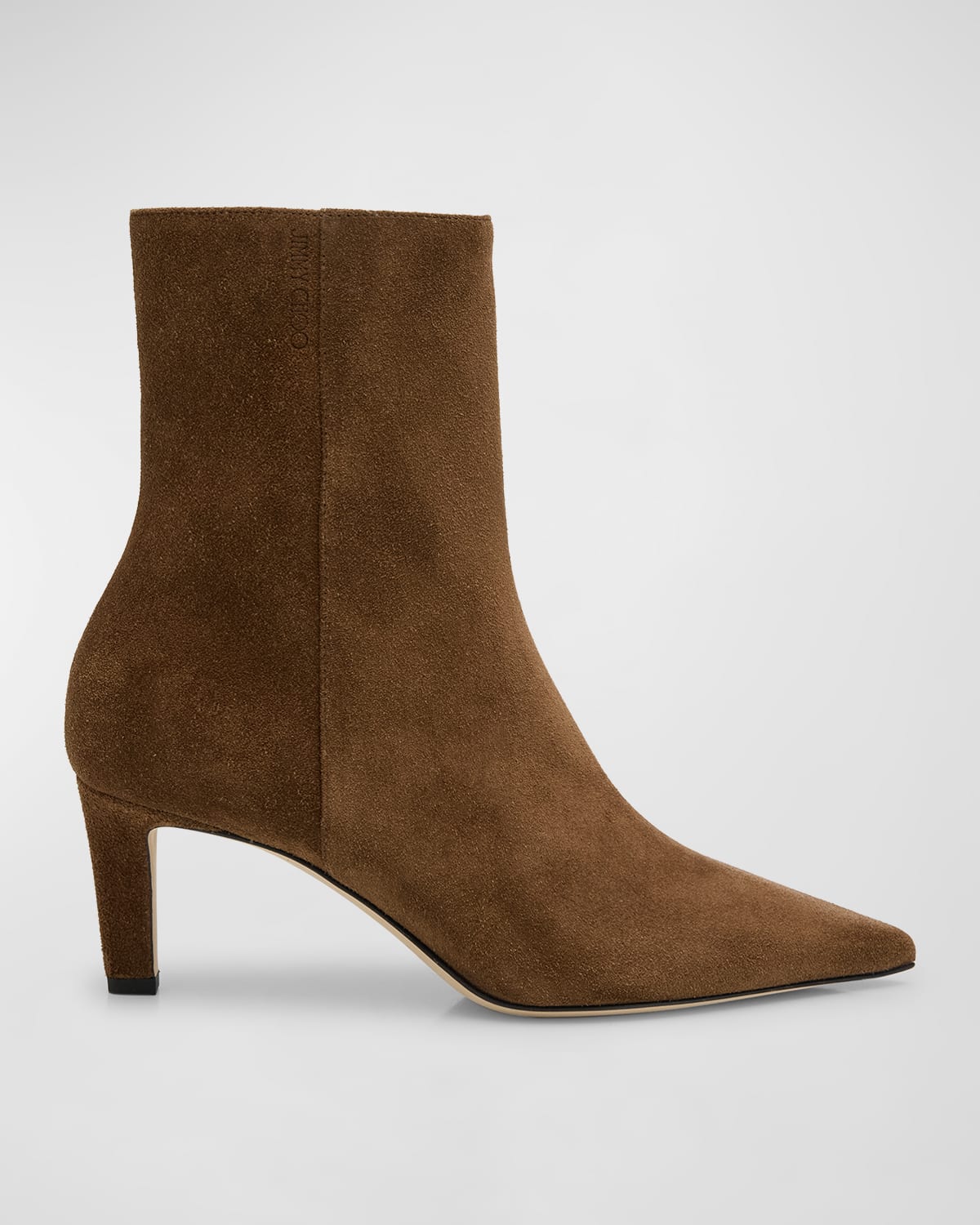 Jimmy Choo Hanover Satin Crystal 65mm Bootie Neiman Marcus