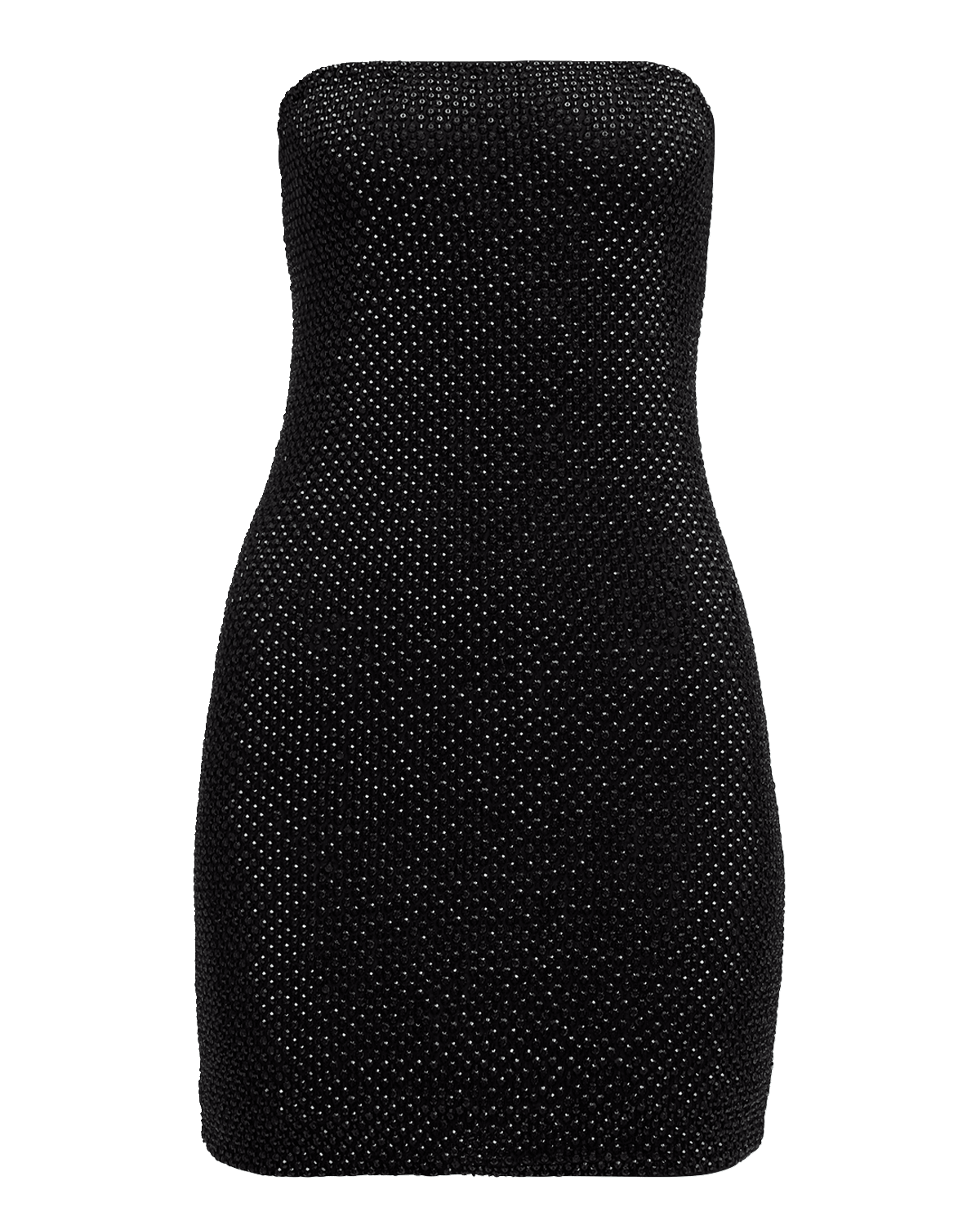 Alice + Olivia Leia Strapless Crystal Mini Dress