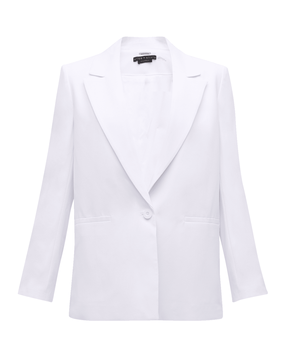 Alice + Olivia Denny Notch-Collar Boyfriend Blazer