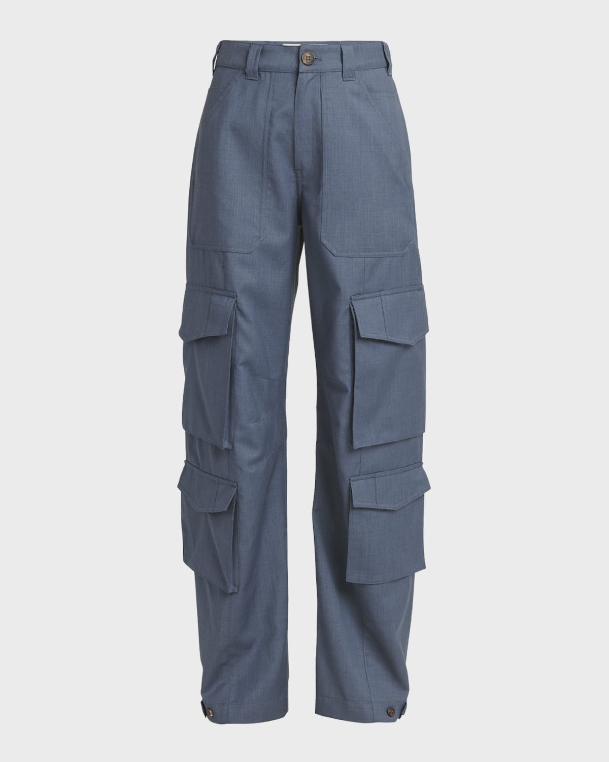 Golden Goose Journey Multi-Pocket Wool Cargo Pants