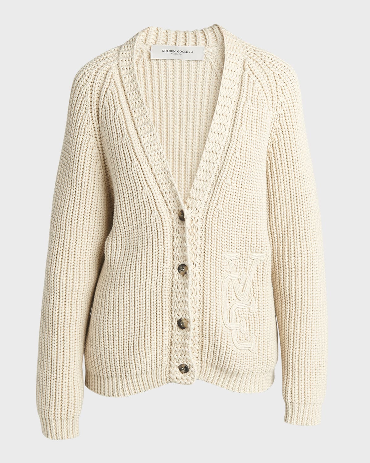 Golden Goose Journey Embroidered Cardigan