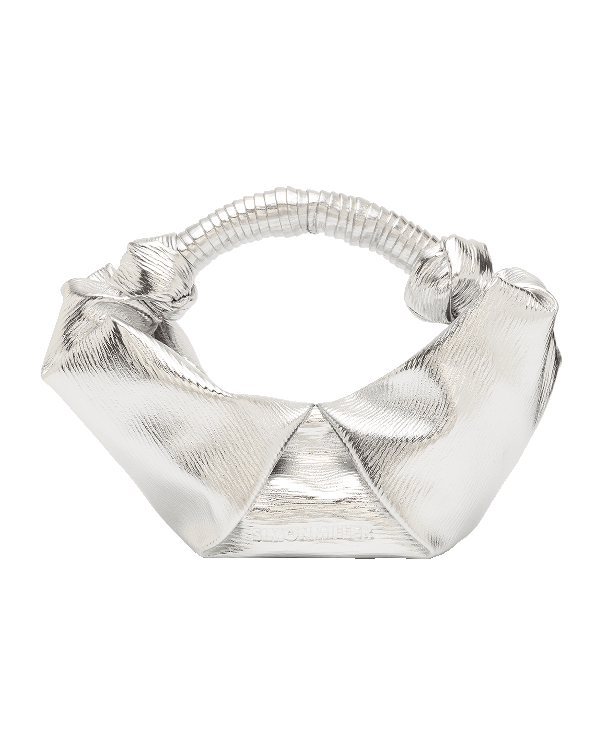 SIMONMILLER Lopsy Metallic Top-Handle Bag