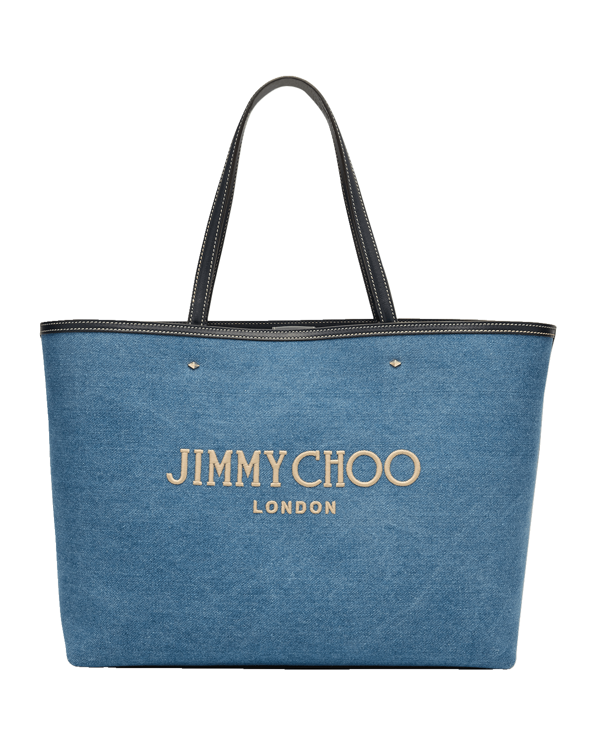 Jimmy Choo Marli Denim Tote Bag