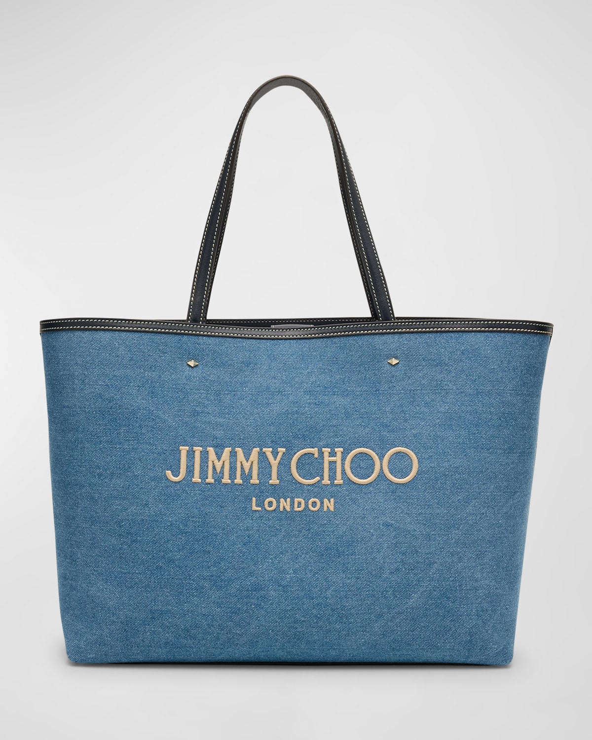 Jimmy Choo Marli Denim Tote Bag
