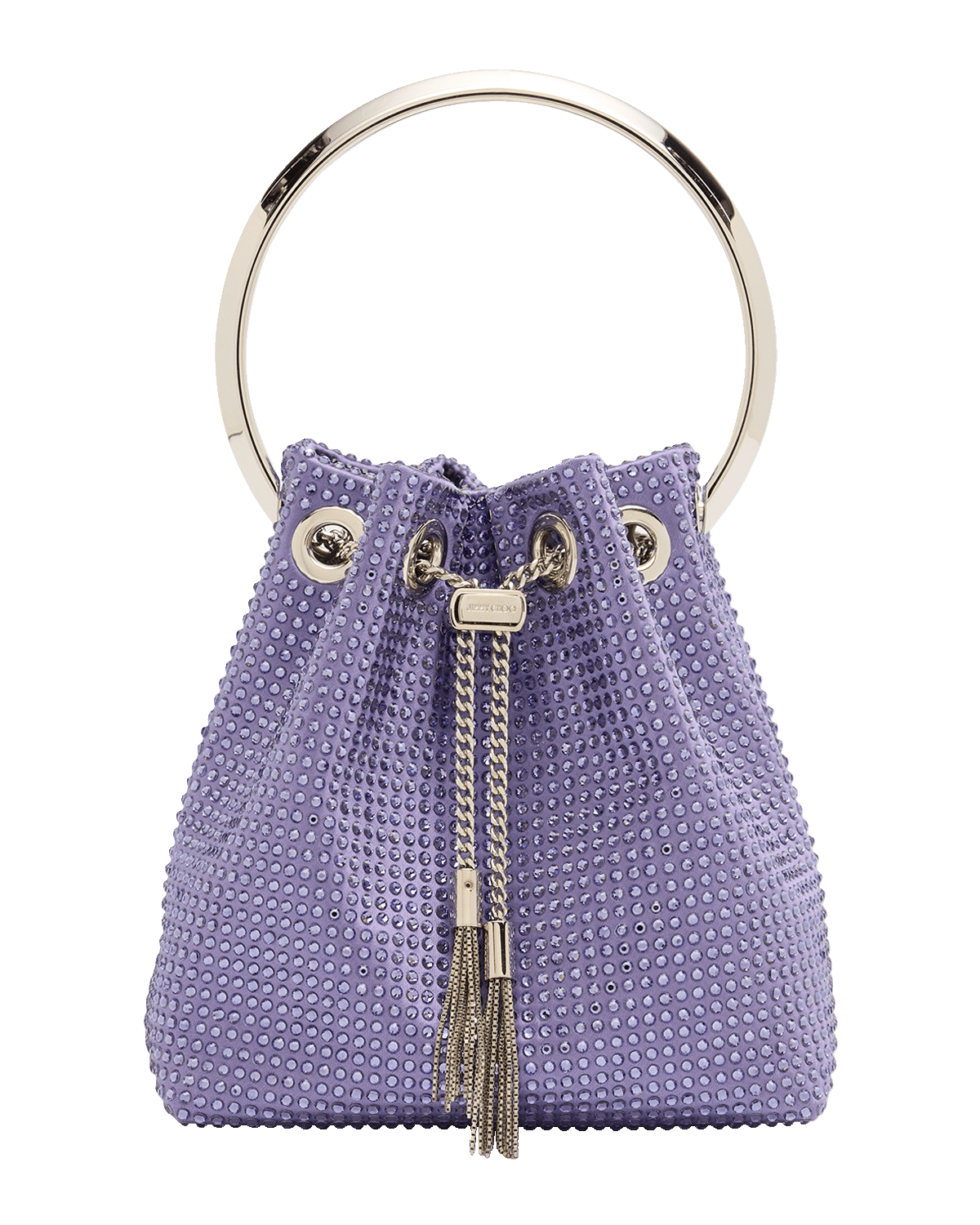 Jimmy Choo Bon Bon Embellished Bucket Bag