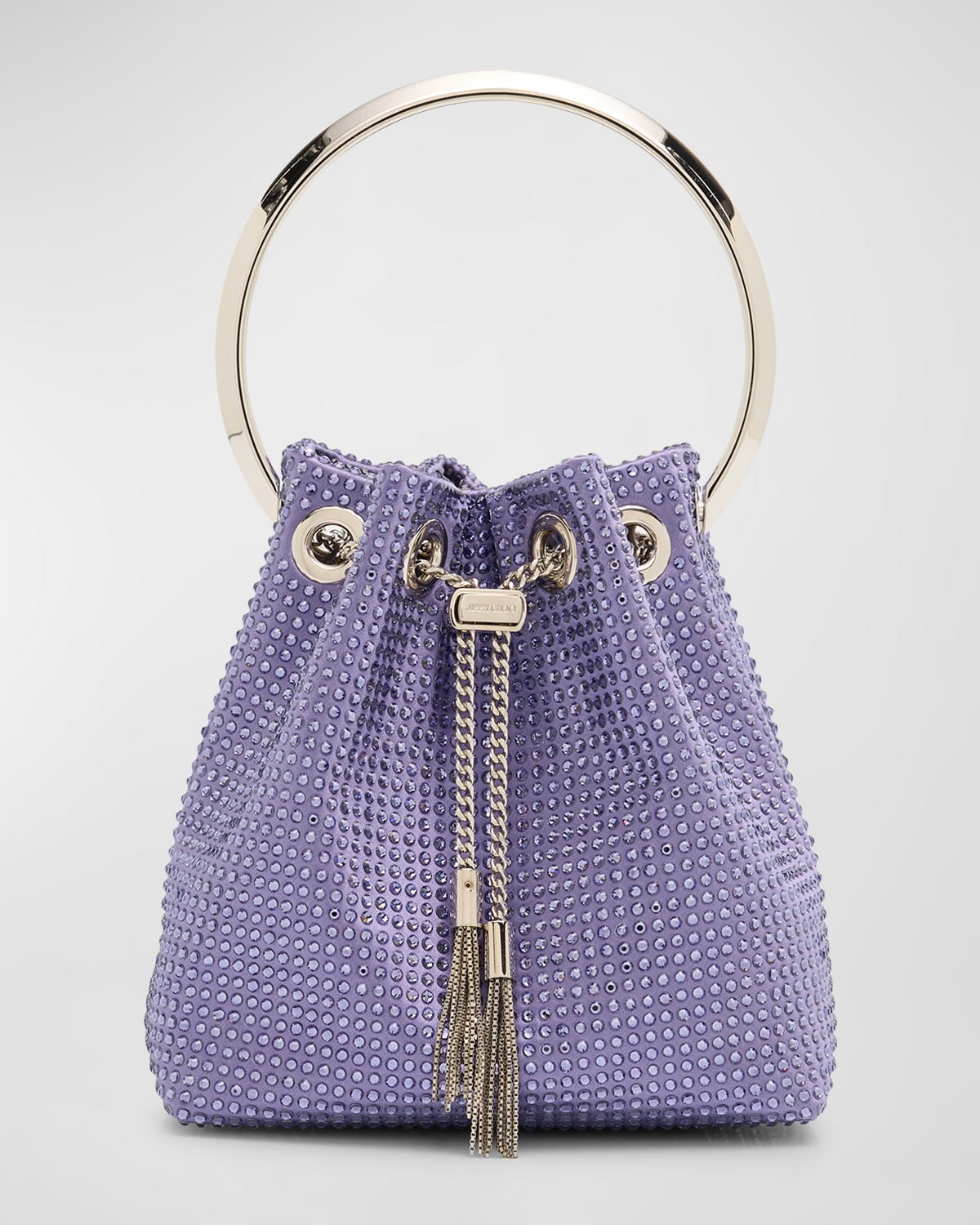 Jimmy Choo Bon Bon Embellished Bucket Bag