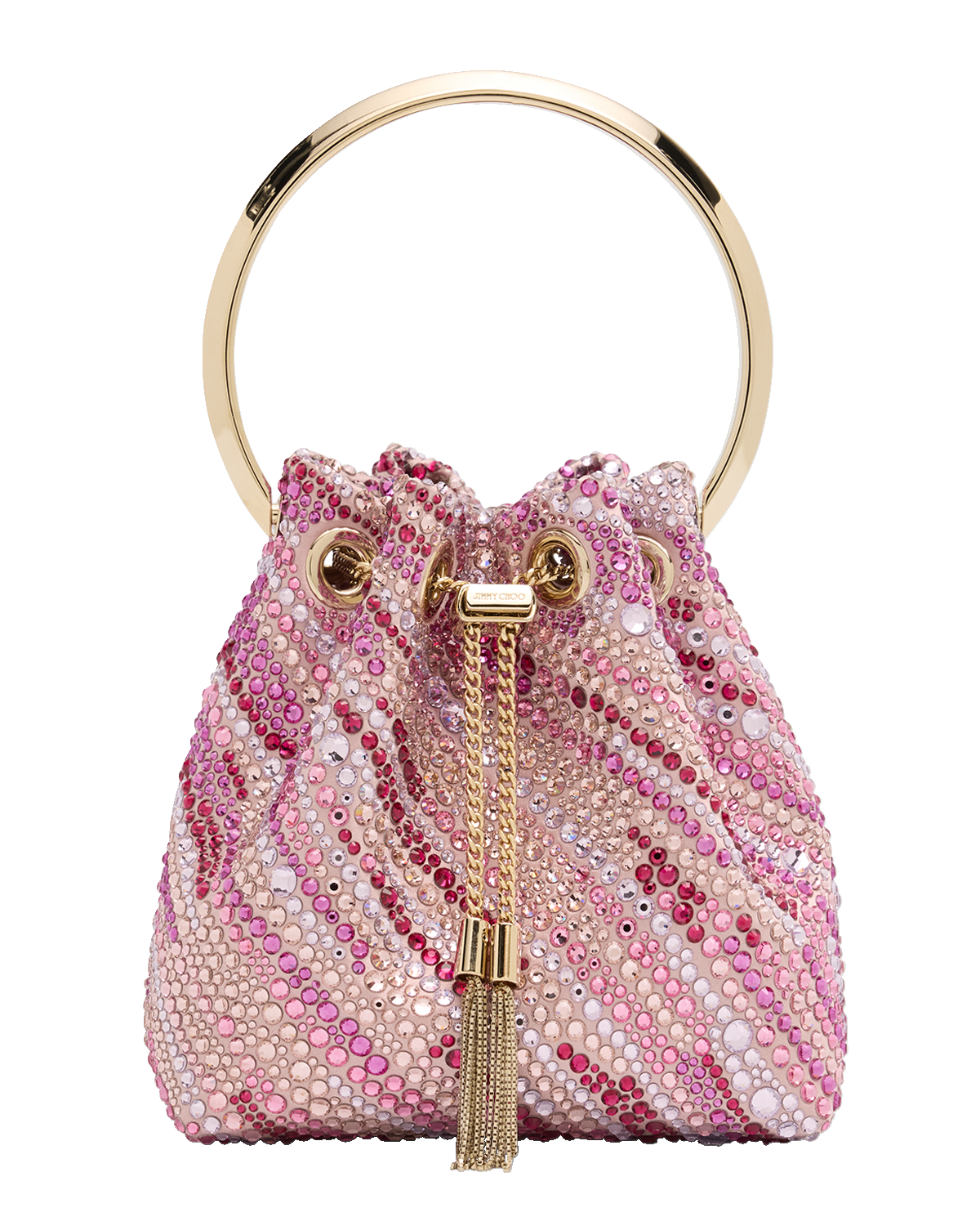 Jimmy Choo Bon Bon Embellished Bucket Bag