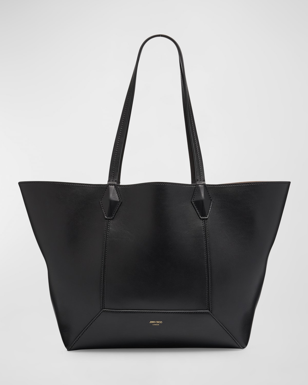 Jimmy Choo Medium Diamond Leather Tote Bag