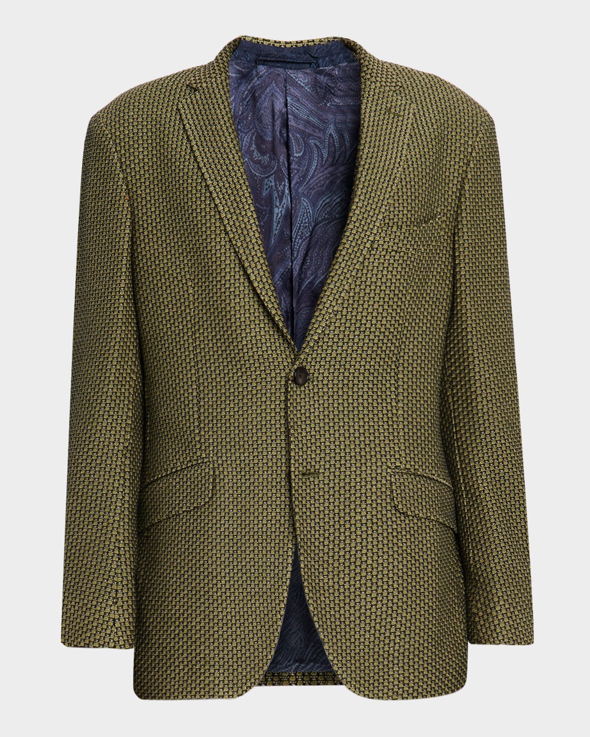 Etro Men 's Basic Textured Blazer