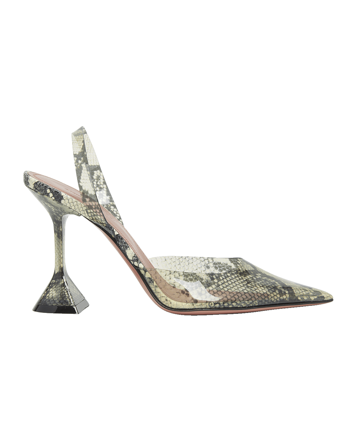 Amina Muaddi Holli Printed Slingback Pumps