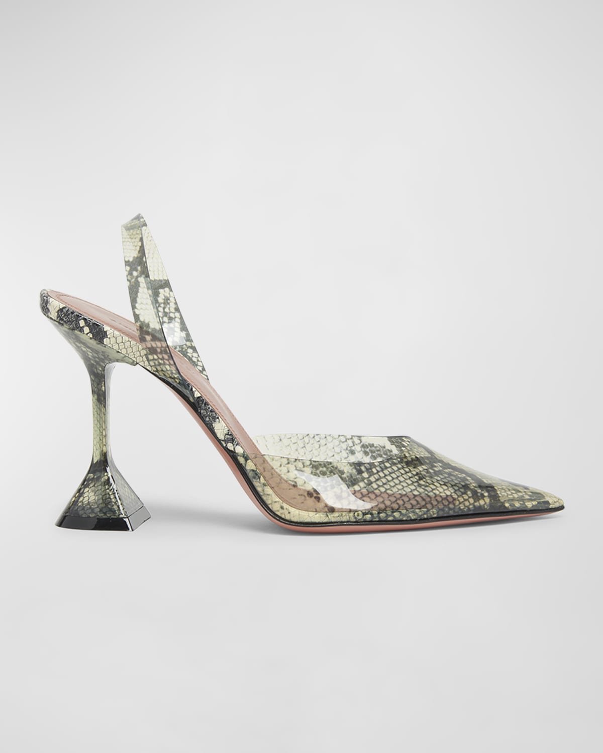 Amina Muaddi Holli Printed Slingback Pumps