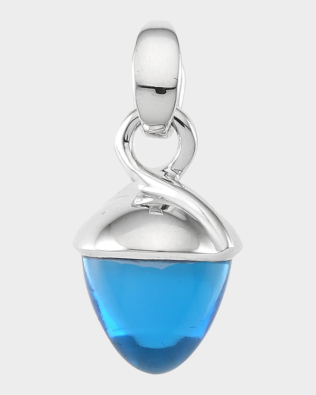 Tamara Comolli 18K White Gold Swiss Blue Topaz Mikado Bouquet Pendant