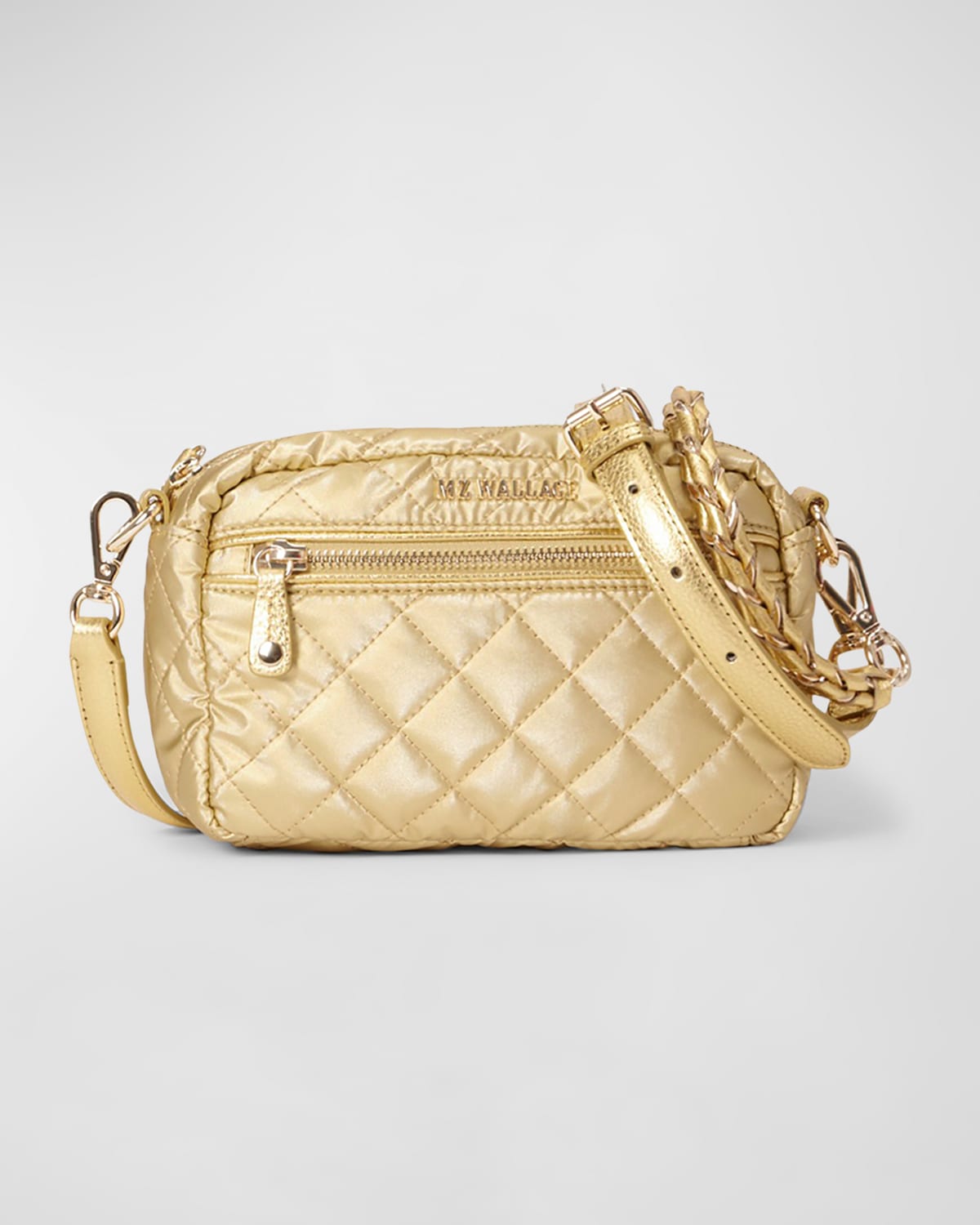 MZ WALLACE Crosby Mini Quilted Nylon Crossbody Bag