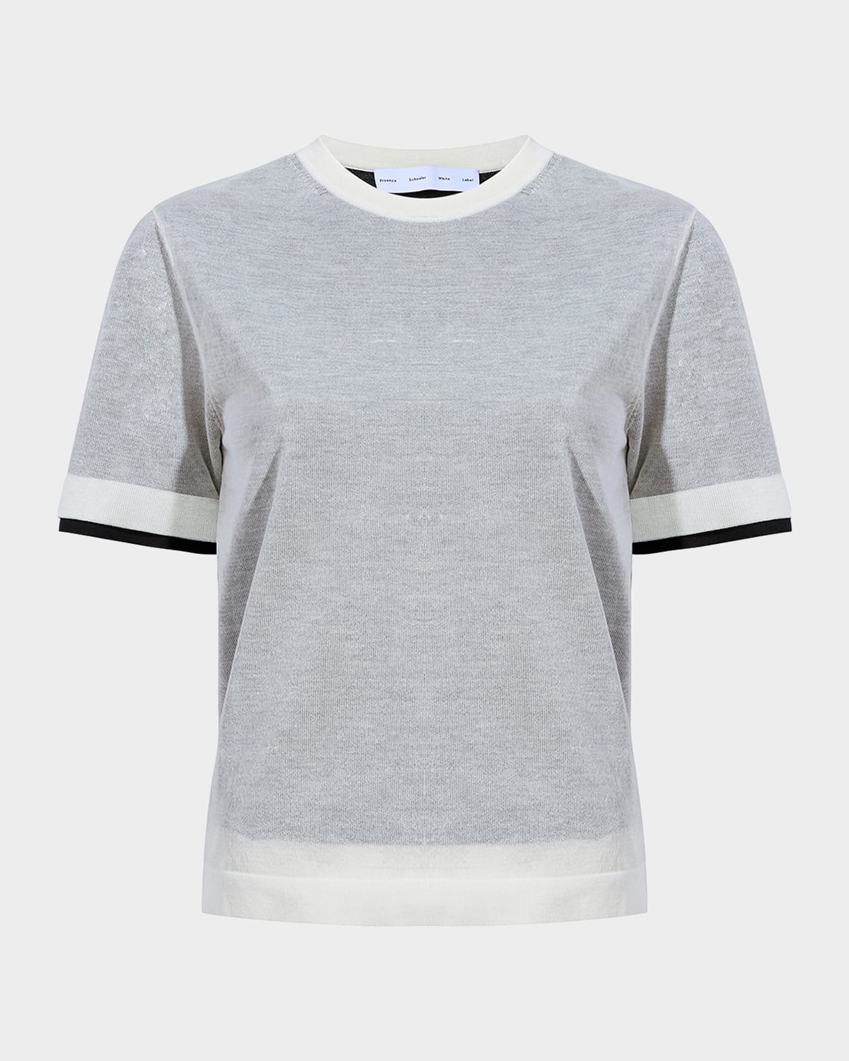 Proenza Schouler White Label Powell Sheer Knit Top