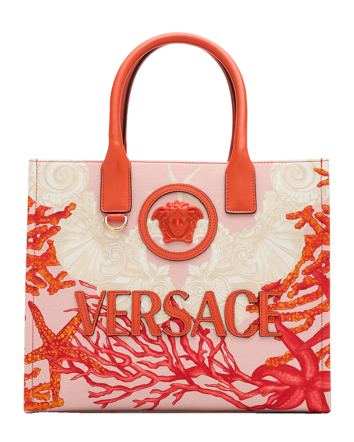 Versace La Medusa Small Sea-Print Tote Bag