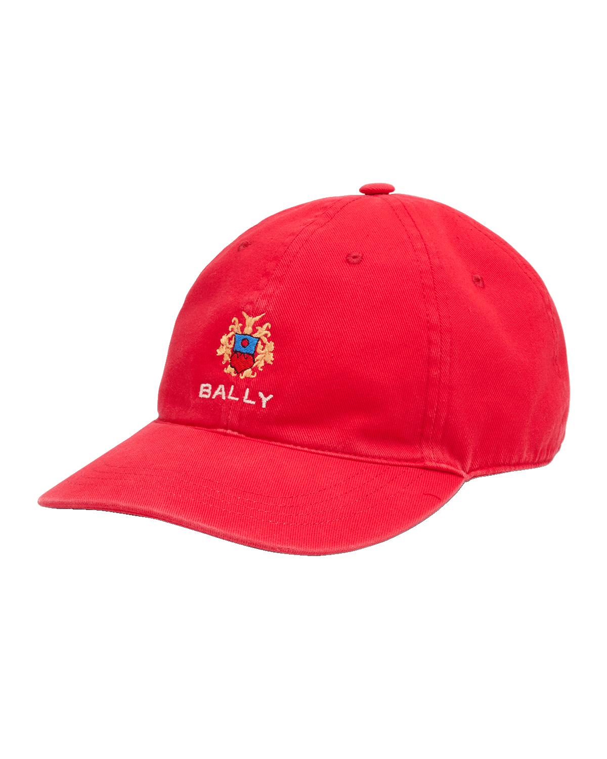 Bally Men's Embroidered Logo Crest Baseball Cap