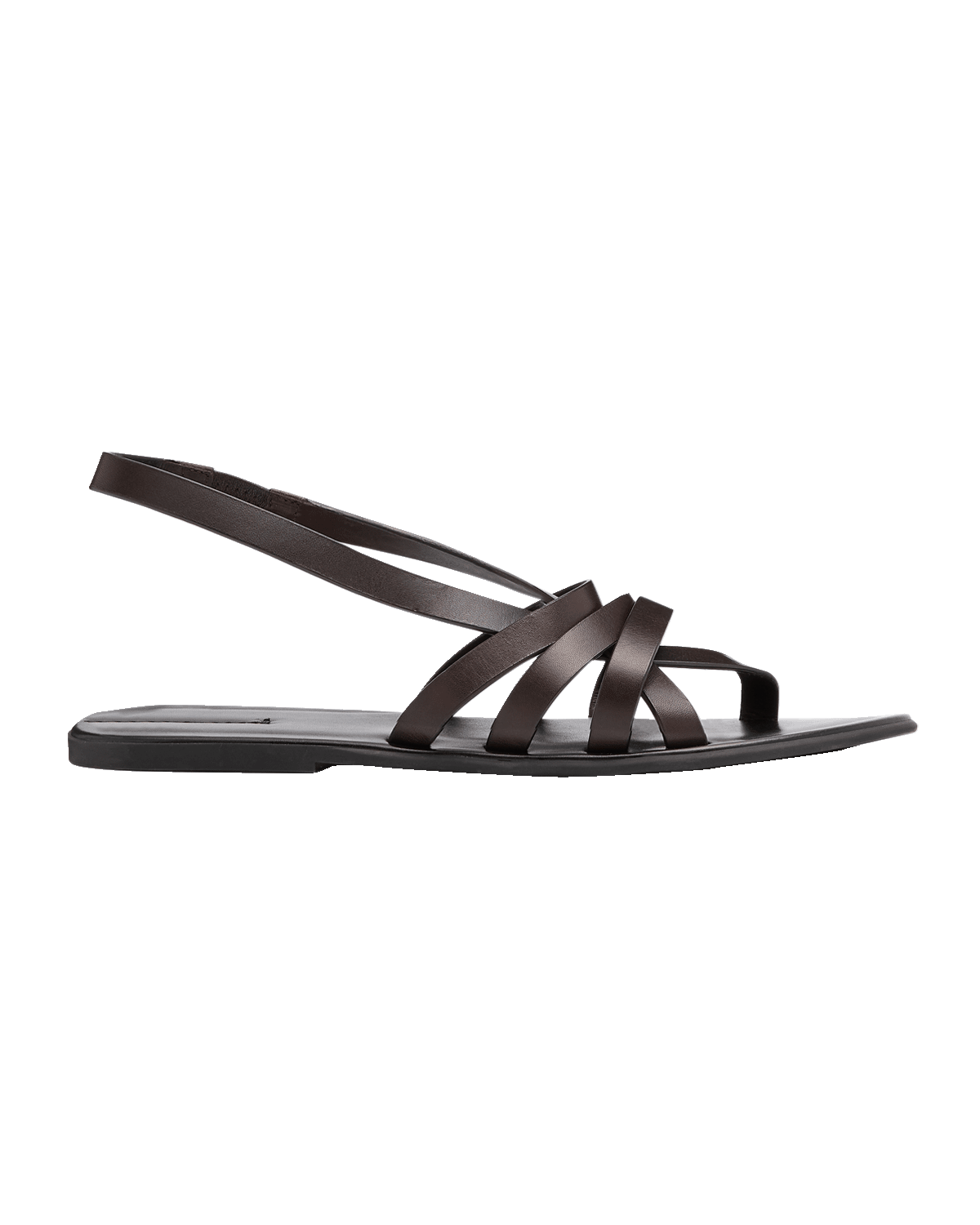 THE ROW Leather Strappy Thong Slingback Sandals