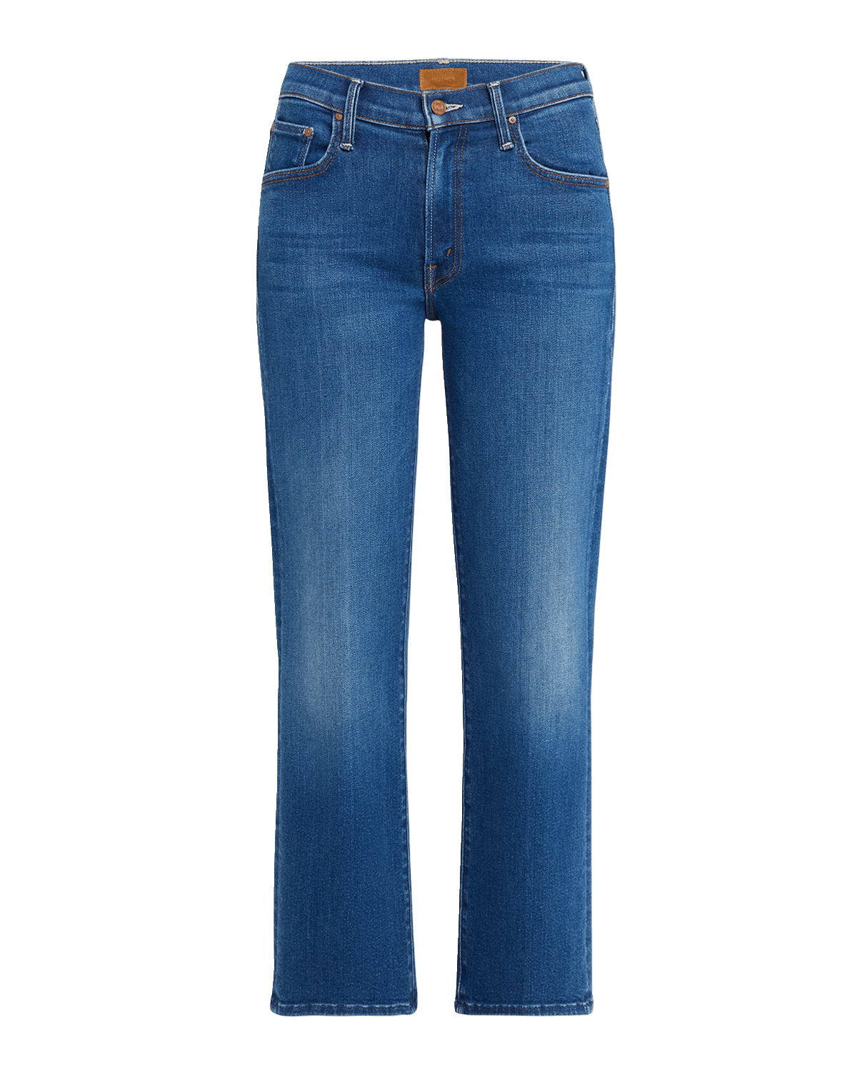 MOTHER The Mid-Rise Rambler Zip Ankle Jeans