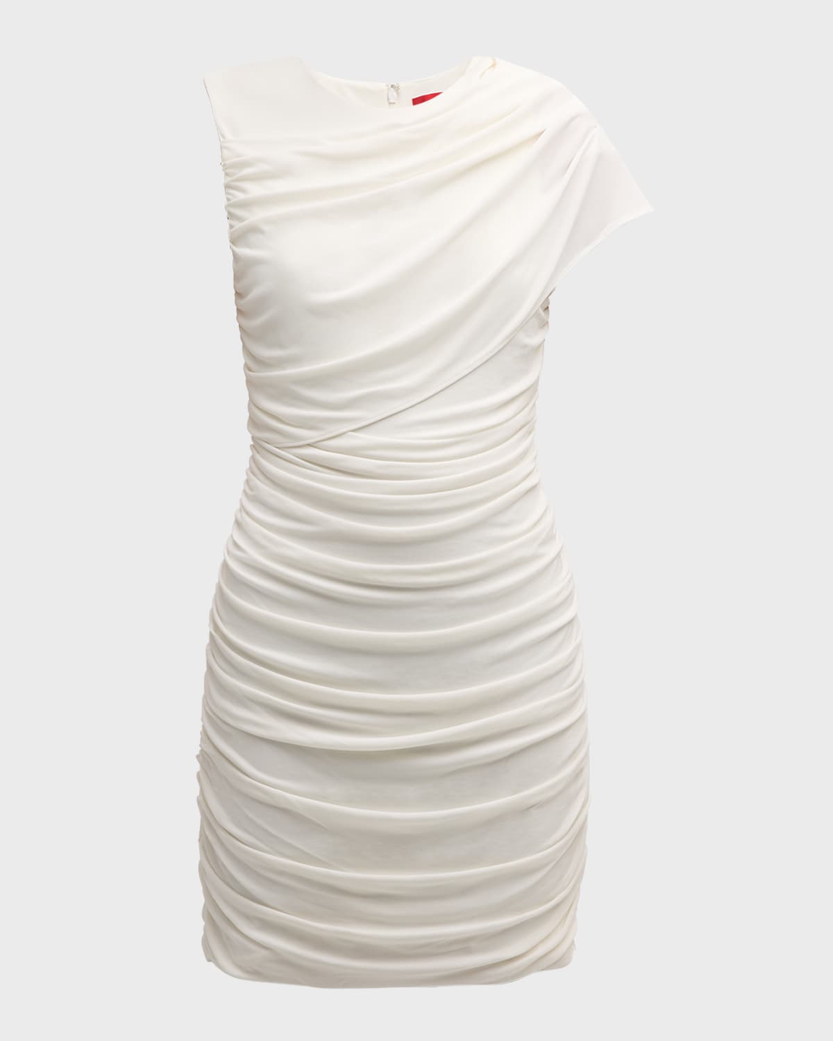 Halston Sarina Bodycon Ruched Jersey Mini Dress