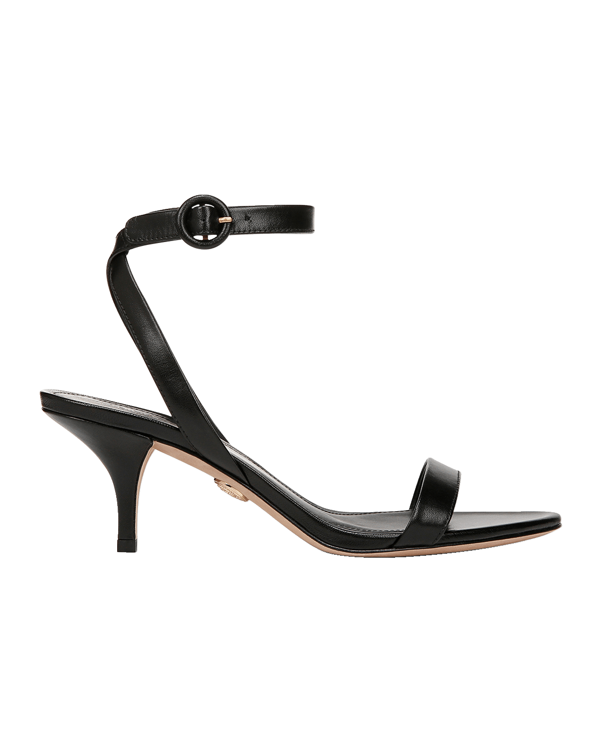 Veronica Beard Darcelle Leather Ankle-Strap Sandals