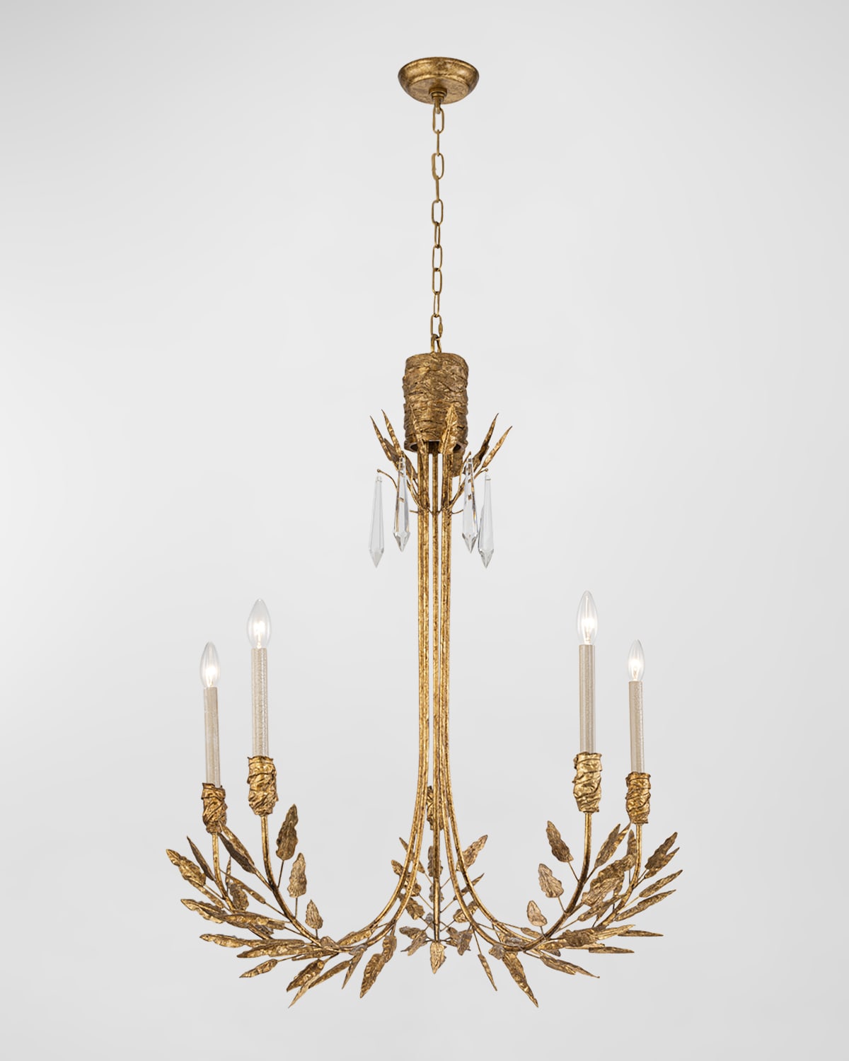Lucas + McKearn Palm d 'Or 5-Light Chandelier