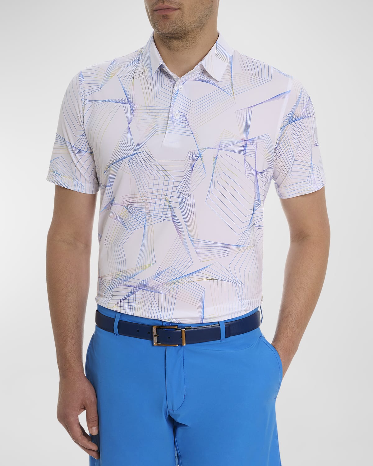 Robert Graham Men's Sidecar Knit Polo Shirt