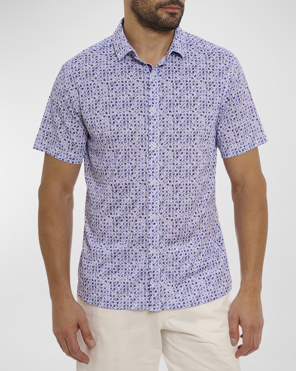 Robert Graham Men's Zambia Short-Sleeve Shirt