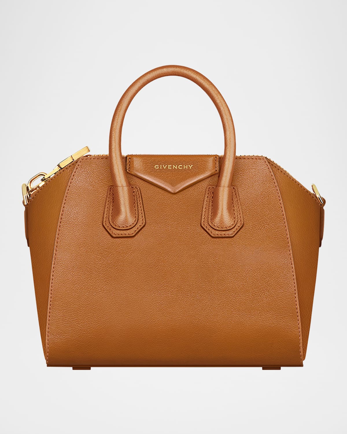 Givenchy Antigona Mini Top-Handle Bag in Shiny Tumbled Leather