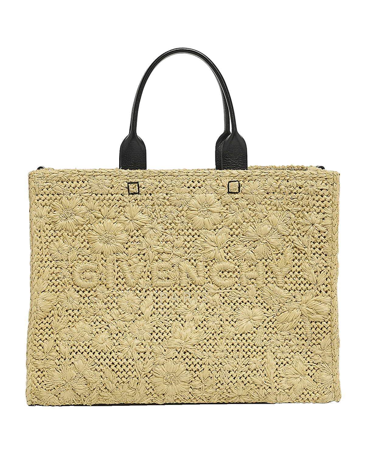 Givenchy G-Tote Medium Shopping Bag with Flower Embroidery