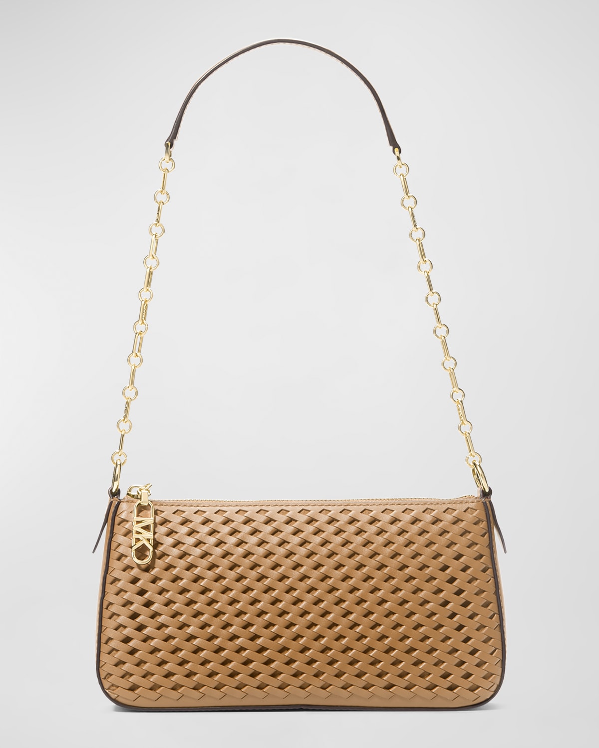 MICHAEL Michael Kors Empire Medium Woven Pouchette Shoulder Bag