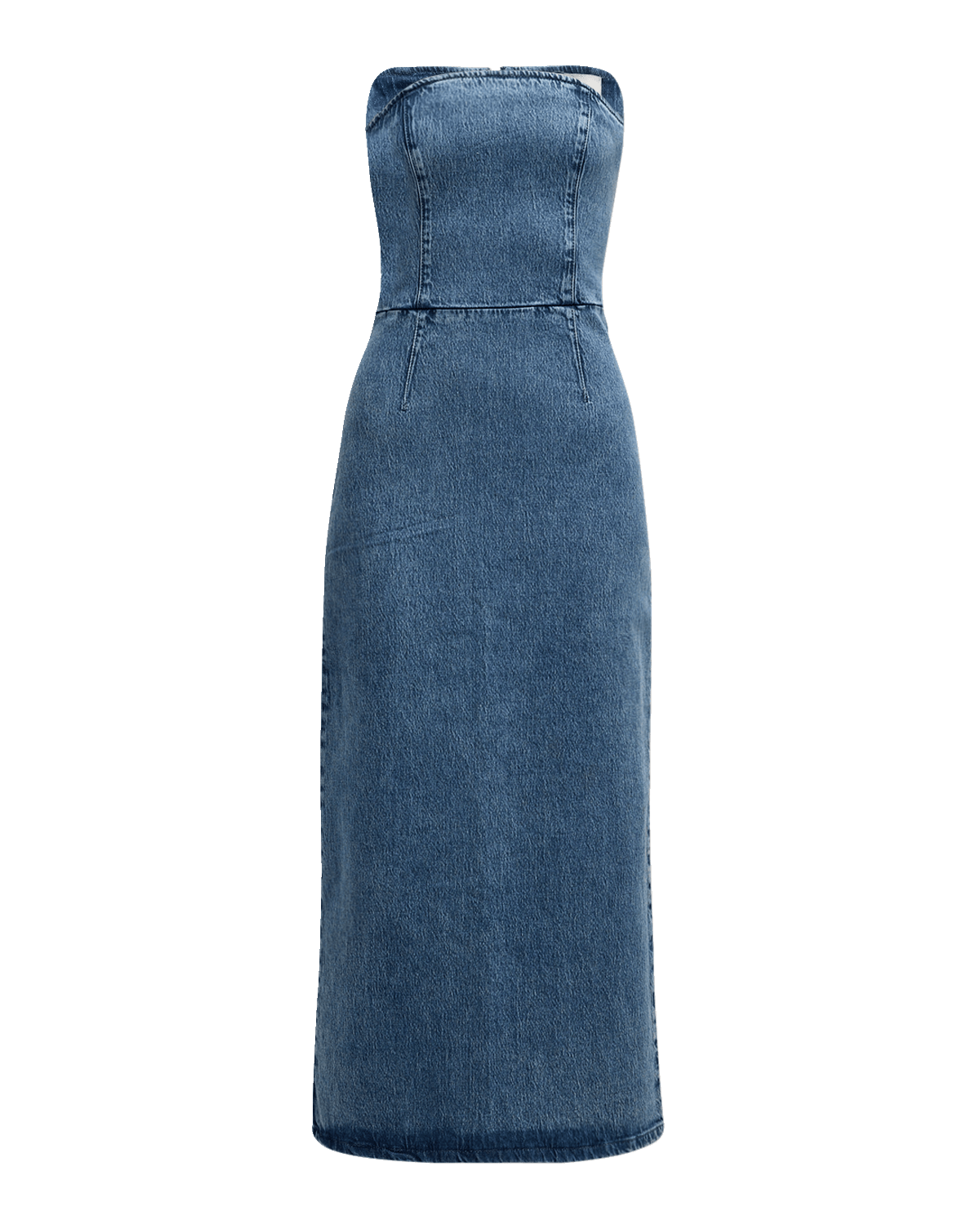 Triarchy Frenchie Strapless Denim Tube Dress