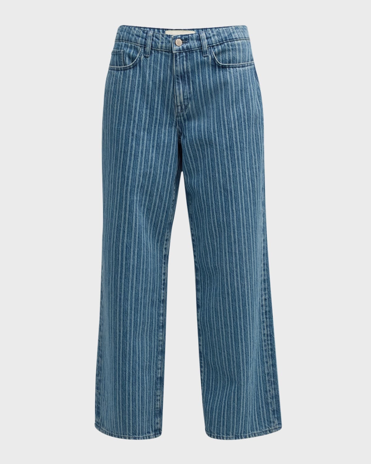 Triarchy Sparrow Stripe Mid-Rise Baggy Jeans