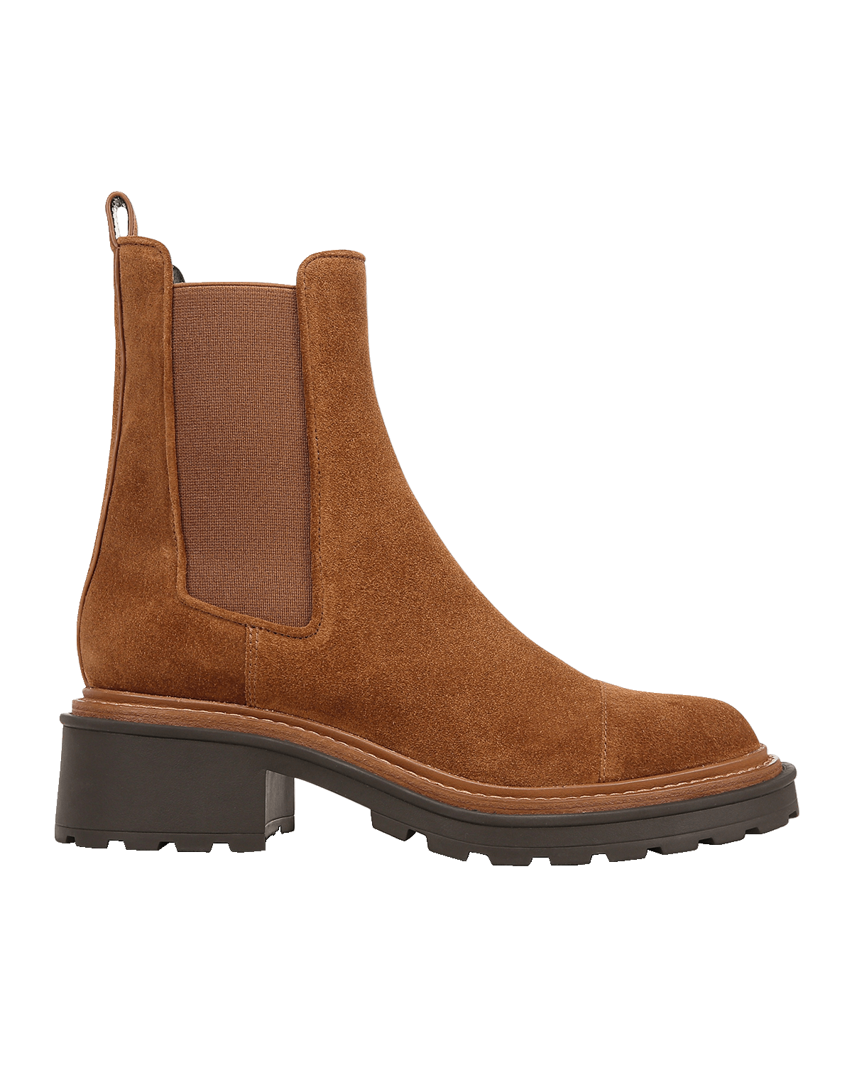 Veronica Beard Delilah Suede Chelsea Booties