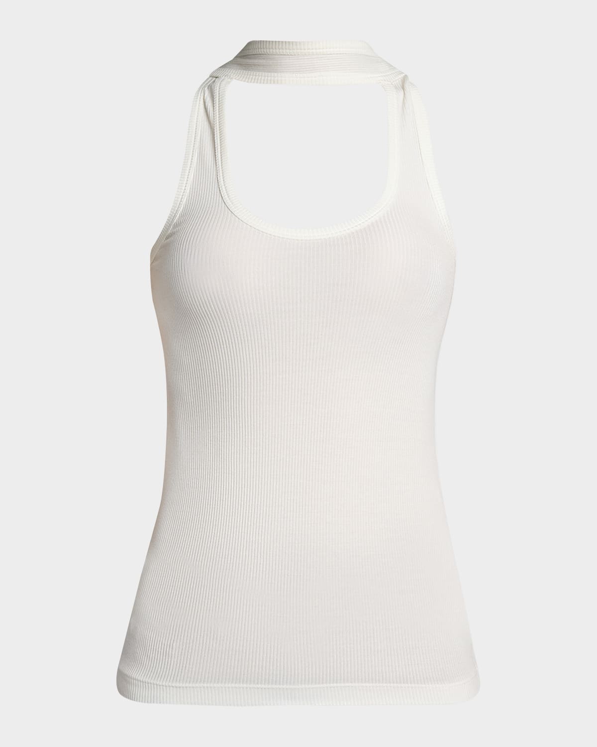 Coperni Cutout Ribbed Tank Top