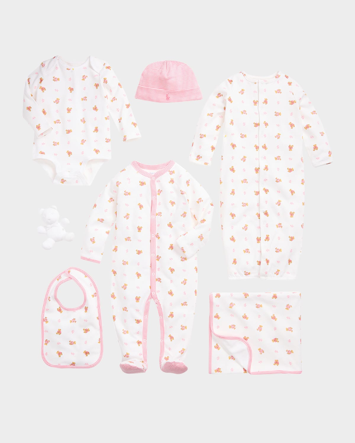 Ralph Lauren Childrenswear Kid's 7-Piece Gift Box Set, Size Newborn-9M