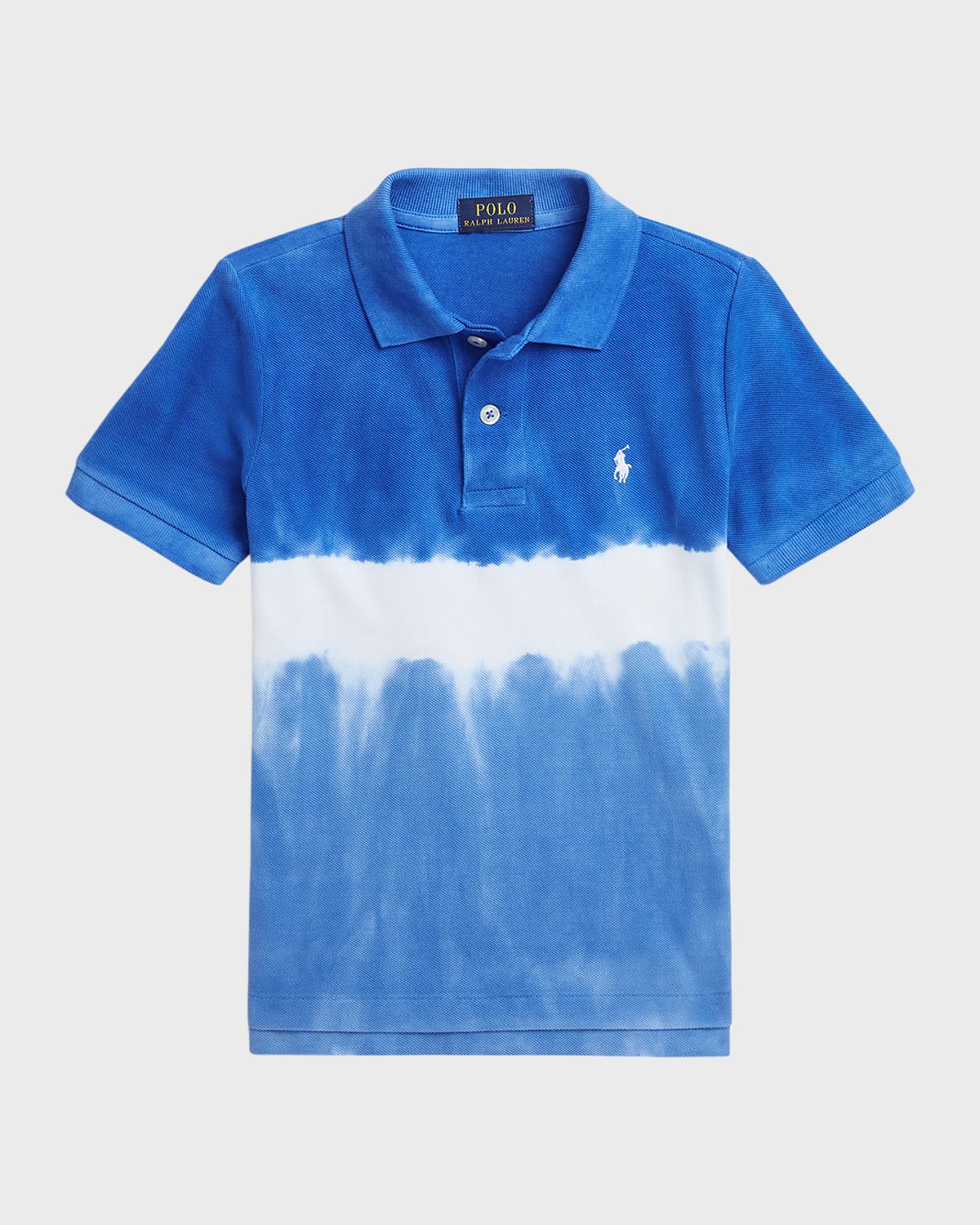 Ralph Lauren Childrenswear Boy's Tie Dye-Print Polo Shirt, Size 2-7