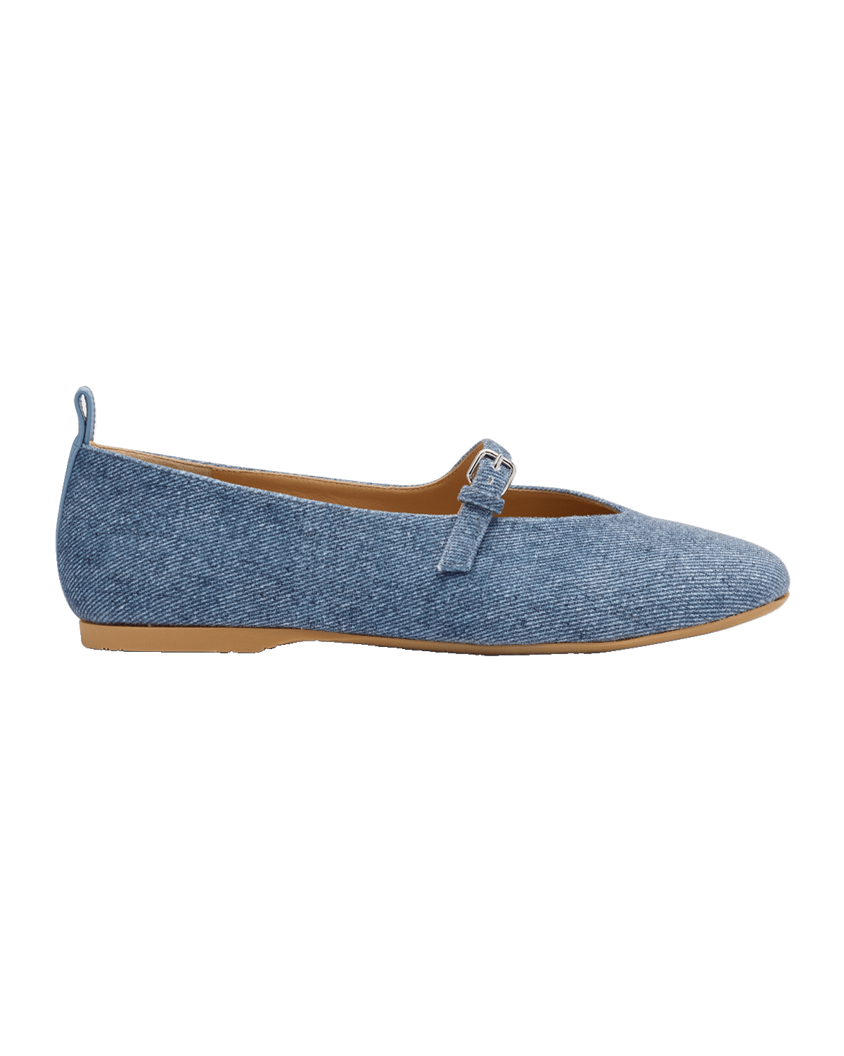 JW Anderson Denim Mary Jane Ballerina Flats